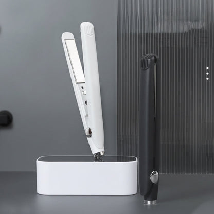 TrendiTwist – USB rechargeable cordless hair straightener for quick touch-ups 
