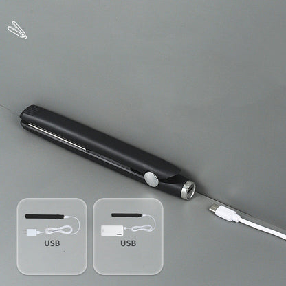 TrendiTwist – USB rechargeable cordless hair straightener for quick touch-ups 